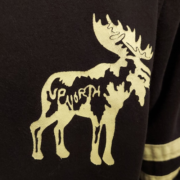 Men's Vtg Up North Sweat Jacket L - Picture 3 of 8
